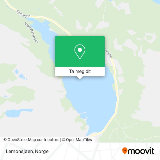 Lemonsjøen kart