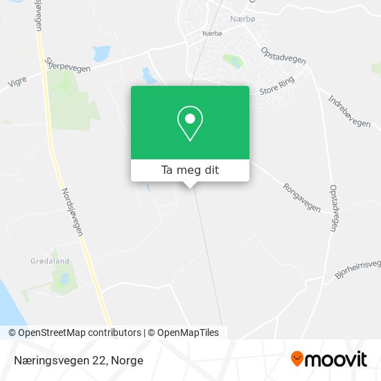 Næringsvegen 22 kart