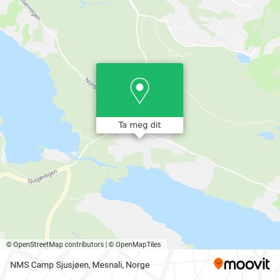 NMS Camp Sjusjøen, Mesnali kart