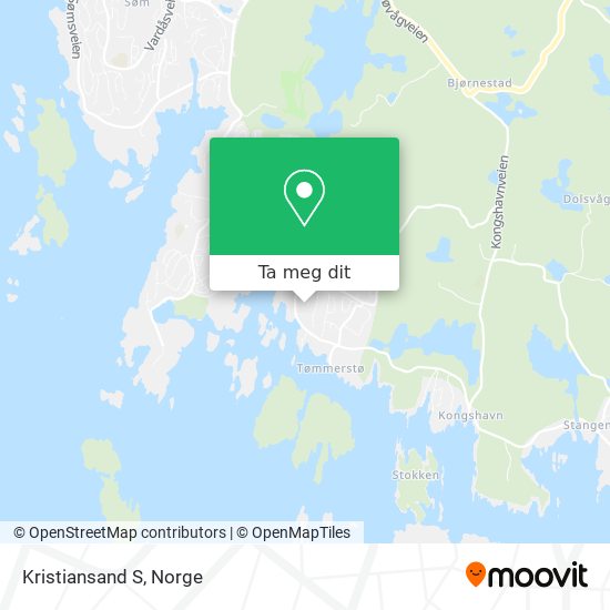 Kristiansand S kart