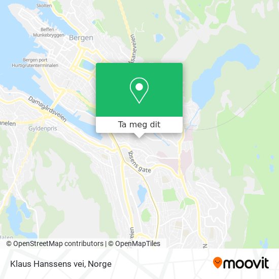 Klaus Hanssens vei kart