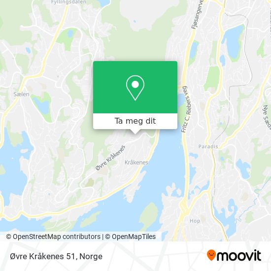 Øvre Kråkenes 51 kart