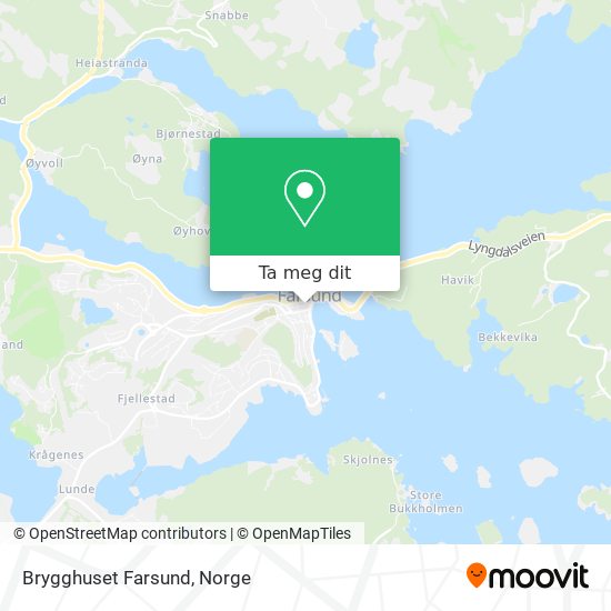Brygghuset Farsund kart