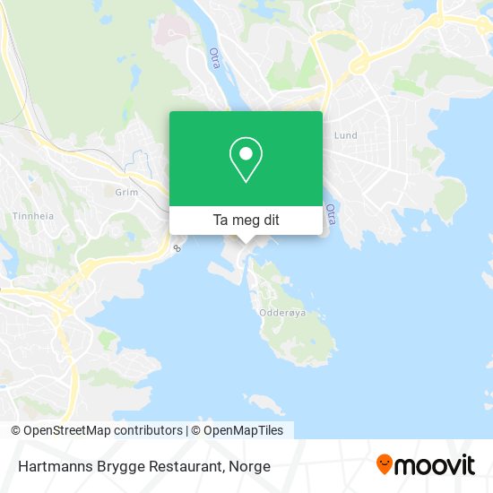 Hartmanns Brygge Restaurant kart
