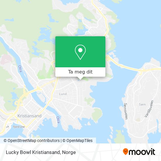 Lucky Bowl Kristiansand kart