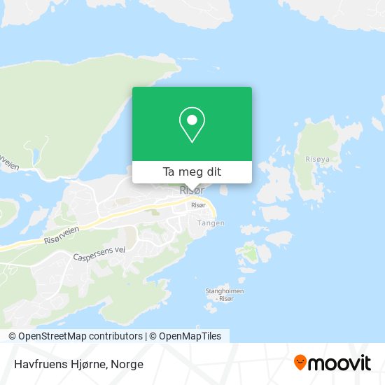 Havfruens Hjørne kart