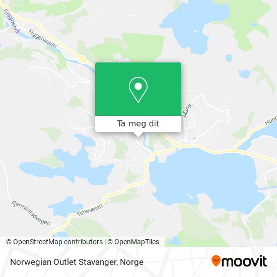 Norwegian Outlet Stavanger kart