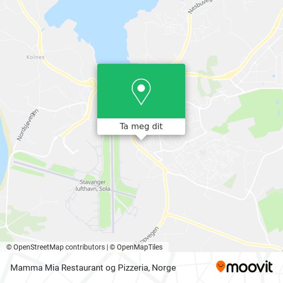 Mamma Mia Restaurant og Pizzeria kart