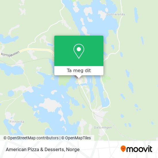 American Pizza & Desserts kart