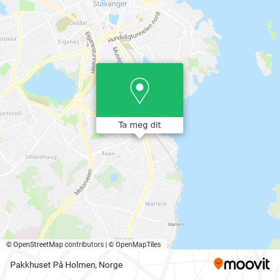 Pakkhuset På Holmen kart