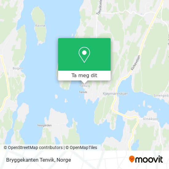 Bryggekanten Tenvik kart