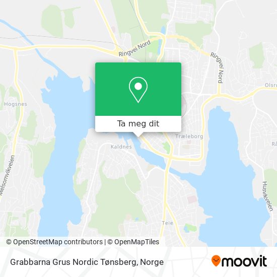 Grabbarna Grus Nordic Tønsberg kart