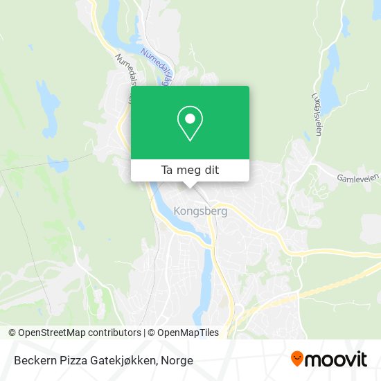 Beckern Pizza Gatekjøkken kart