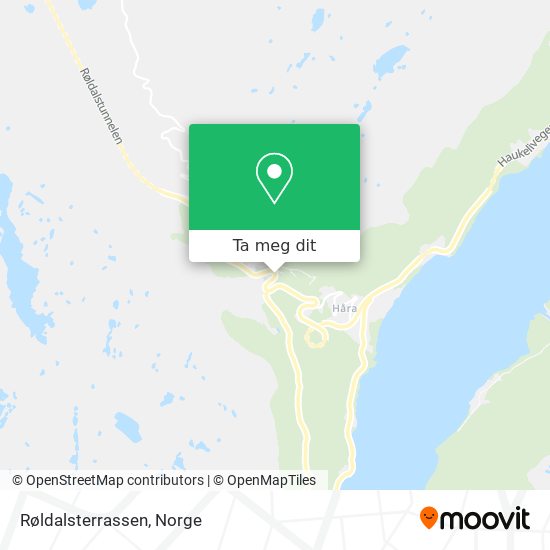 Røldalsterrassen kart