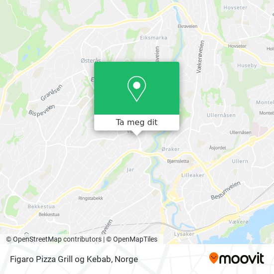 Figaro Pizza Grill og Kebab kart