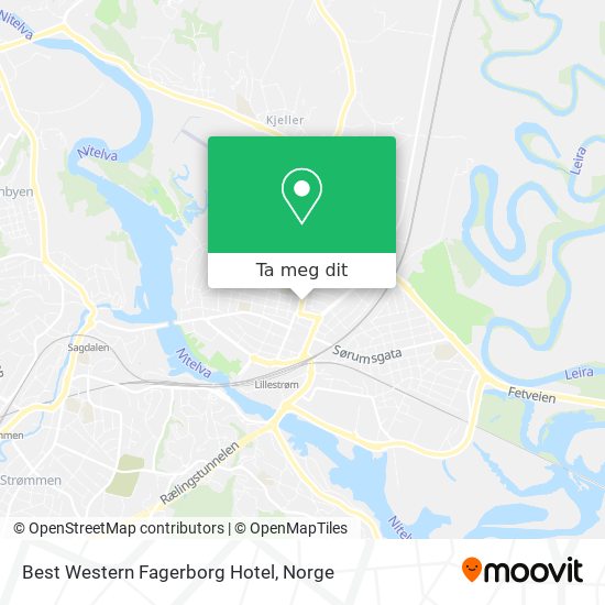 Best Western Fagerborg Hotel kart