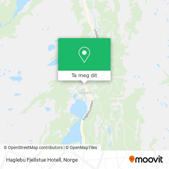 Haglebu Fjellstue Hotell kart