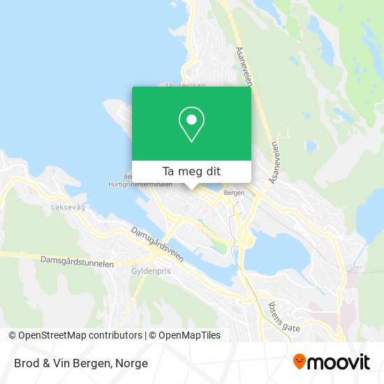 Brod & Vin Bergen kart