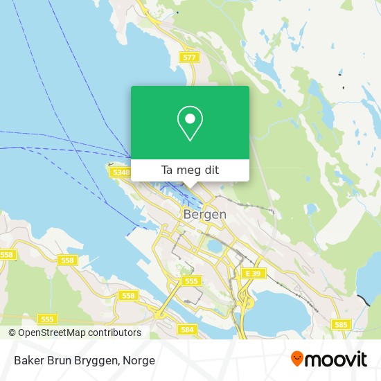 Baker Brun Bryggen kart