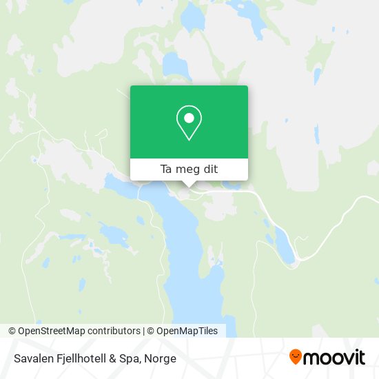 Savalen Fjellhotell & Spa kart