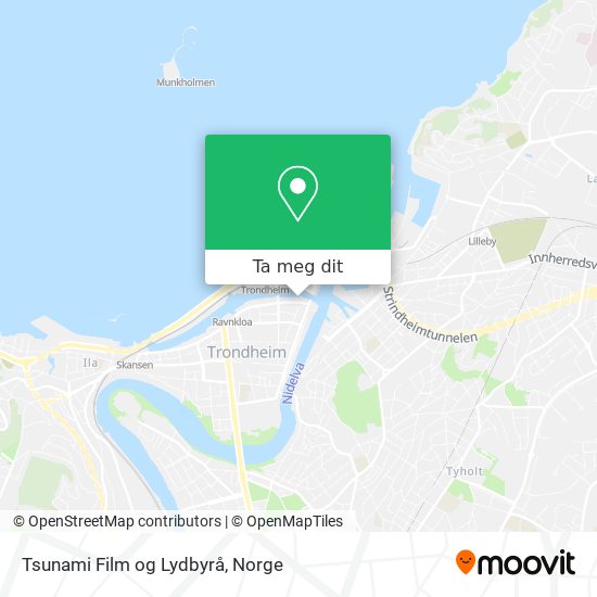 Tsunami Film og Lydbyrå kart