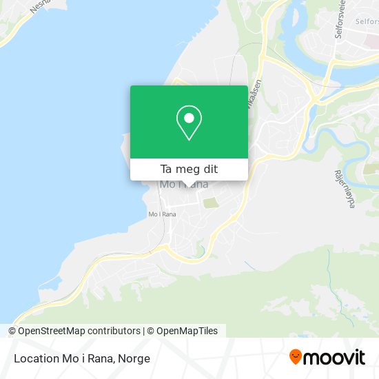 Location Mo i Rana kart