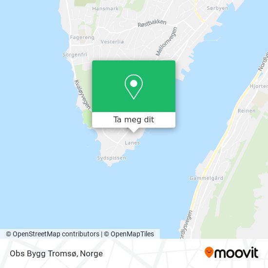 Obs Bygg Tromsø kart