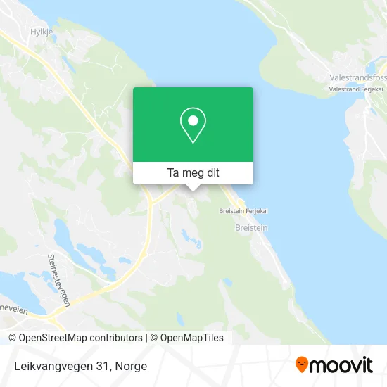 Leikvangvegen 31 kart