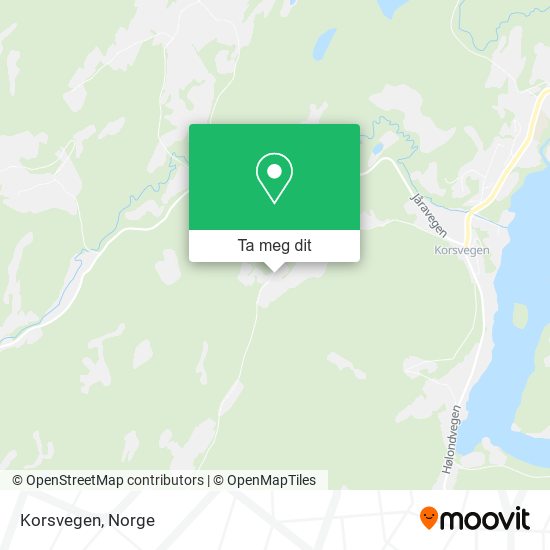 Korsvegen kart