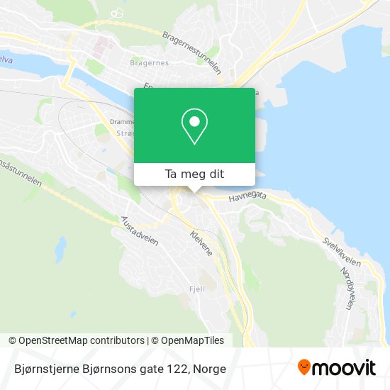 Bjørnstjerne Bjørnsons gate 122 kart
