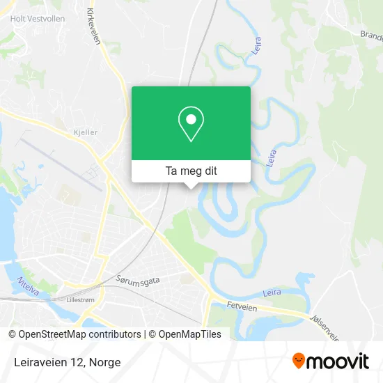 Leiraveien 12 kart
