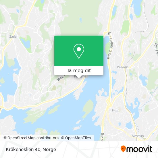 Kråkeneslien 40 kart