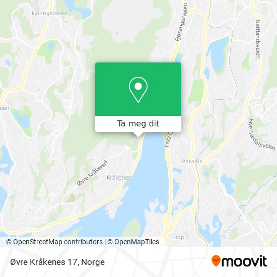Øvre Kråkenes 17 kart