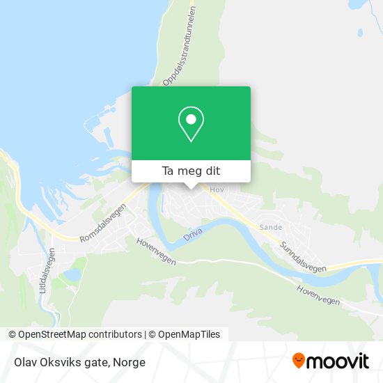 Olav Oksviks gate kart