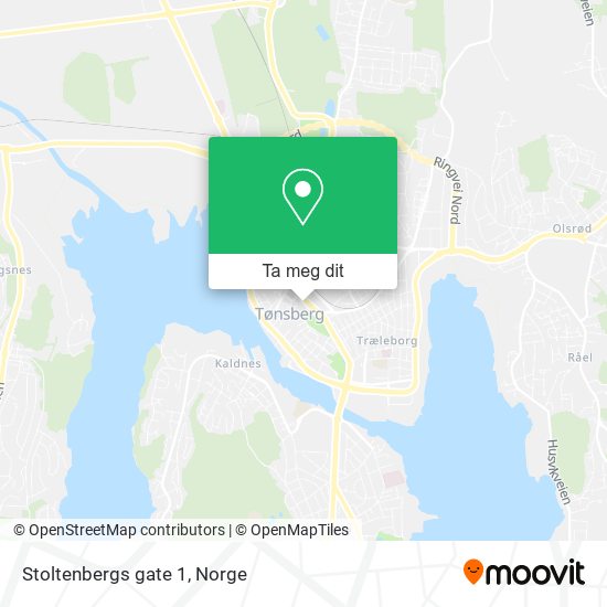 Stoltenbergs gate 1 kart