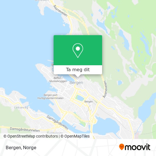 Bergen kart