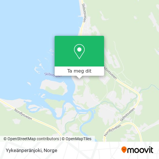 Yykeänperänjoki kart