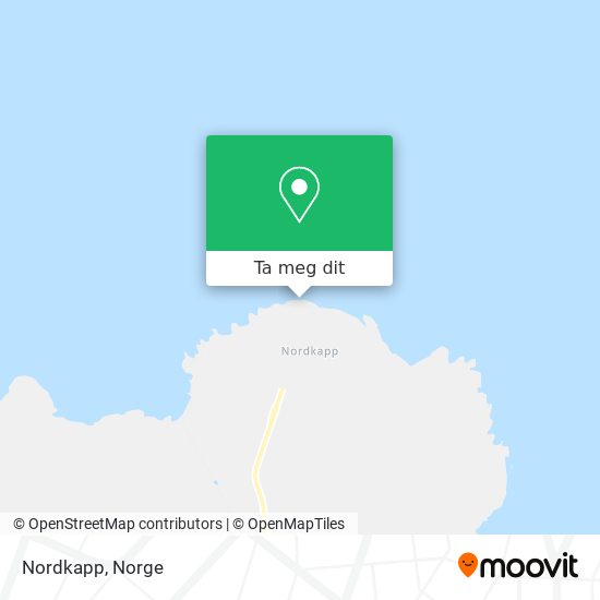 Nordkapp kart