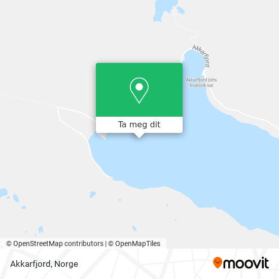 Akkarfjord kart