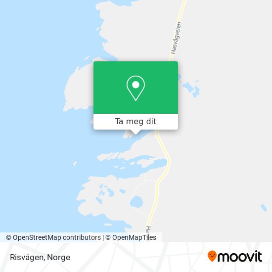 Risvågen kart