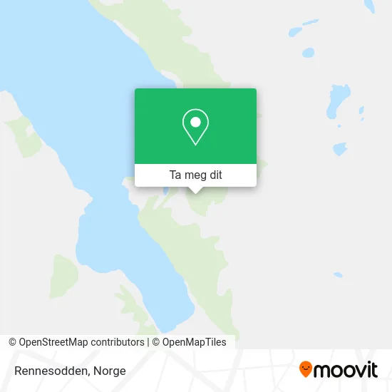 Rennesodden kart