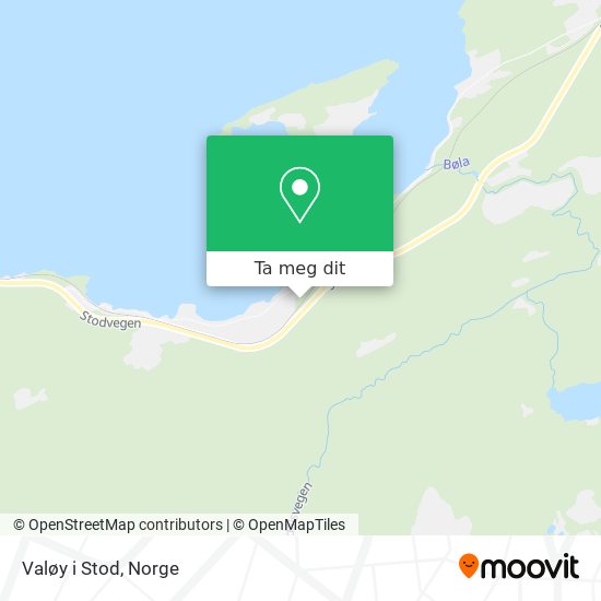 Valøy i Stod kart