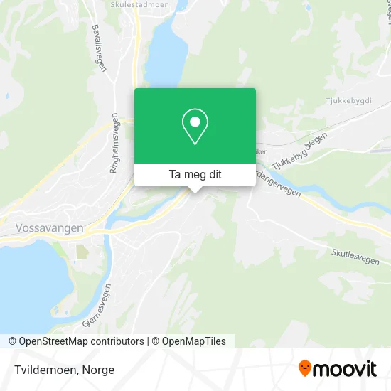 Tvildemoen kart