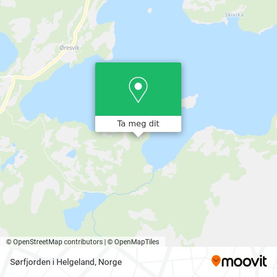 Sørfjorden i Helgeland kart