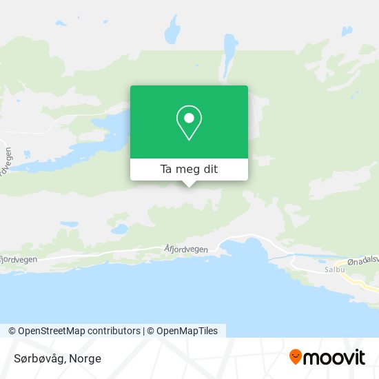 Sørbøvåg kart