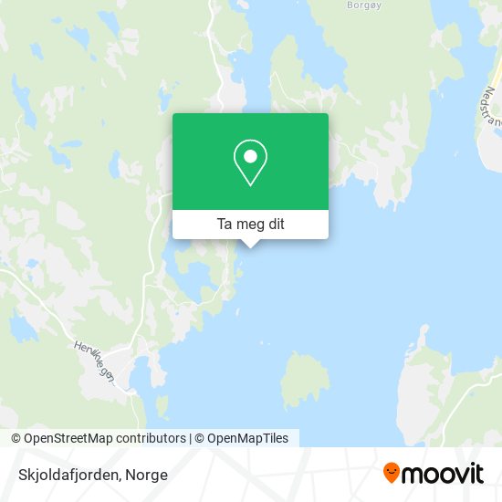 Skjoldafjorden kart