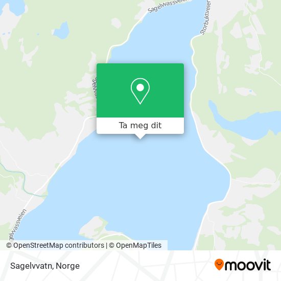 Sagelvvatn kart