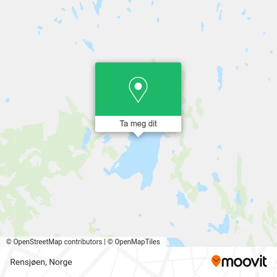 Rensjøen kart