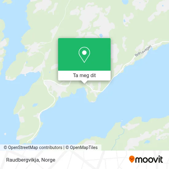 Raudbergvikja kart