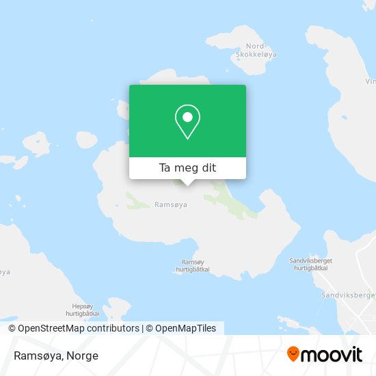 Ramsøya kart